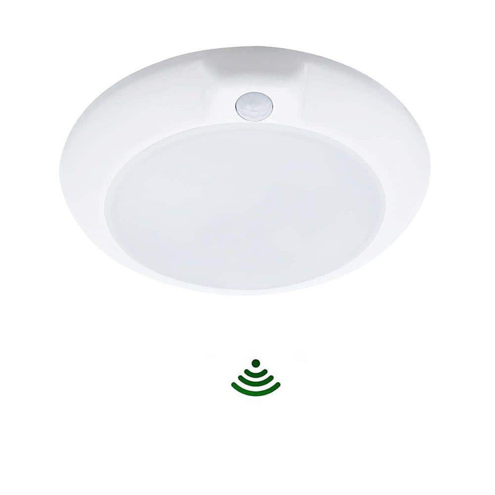 5.8 in. 3000K Dimmable LED Motion Sensor Flush Mount Ceiling Light Fixture