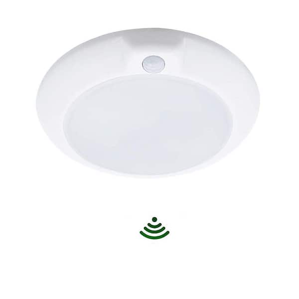 5.8 in. 3000K Dimmable LED Motion Sensor Flush Mount Ceiling Light Fixture