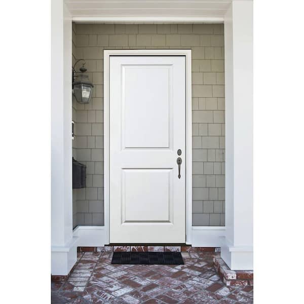 Element Series 2-Panel Square Primed Steel Prehung Front Door