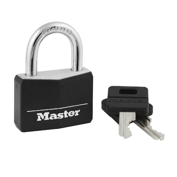 Master Lock Lock with Key, 1-9/16 in. Wide 141DHCHD