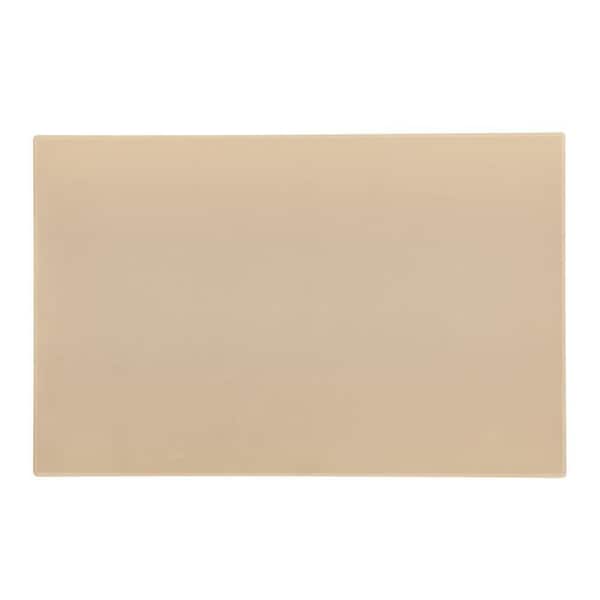 Extra Large Cordierite Rectangular Pizza Stone Beige Finish Oven Grill Baking Stone with Dough Cutter 1 Piece
