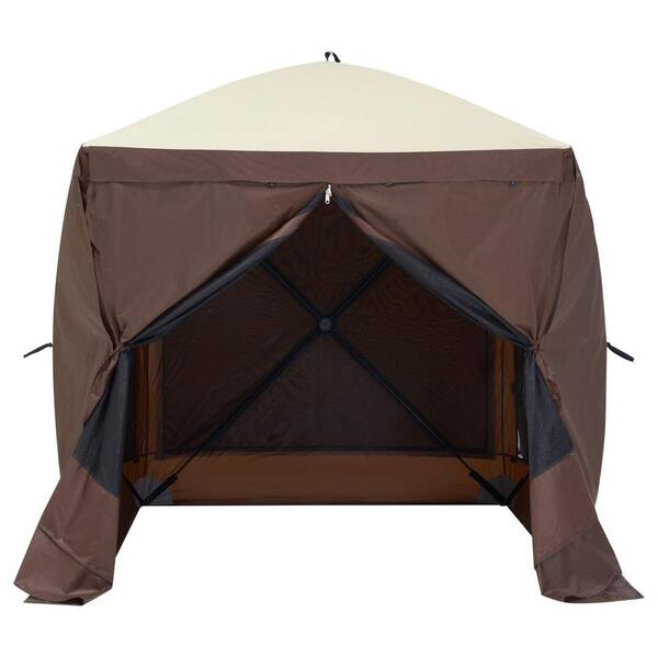 SKONYON Pop-Up Gazebo Screen Tent with Privacy Panels and Mosquito
