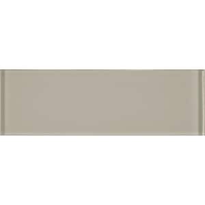 Snowcap White Glossy 3 in. x 9 in. Glass Subway Wall Tile (3.8 sq. ft. / Case)
