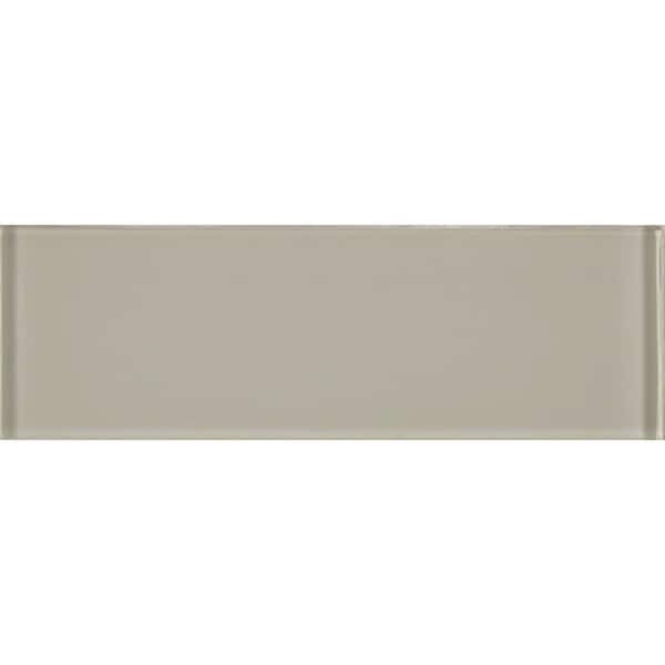 MSI Snowcap White Glossy 3 in. x 9 in. Glass Subway Wall Tile (3.8 sq. ft. / Case)