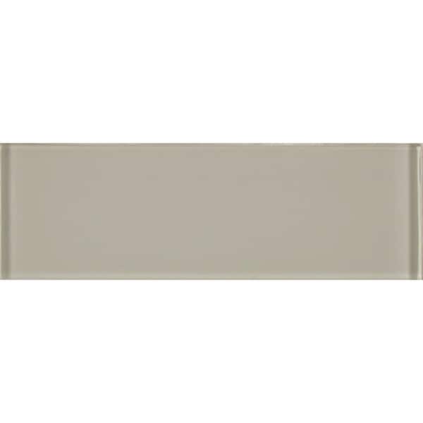 MSI Snowcap White 3 in. x 6 in. Glossy Glass Subway Wall Tile (5 sq. ft./Case)
