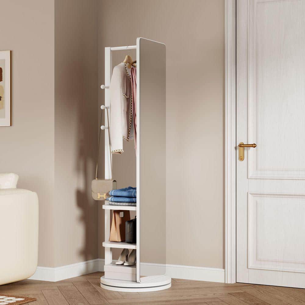 Miscool Avex White 17.8 in. W x 66 in. H Rectangle Wood Framed