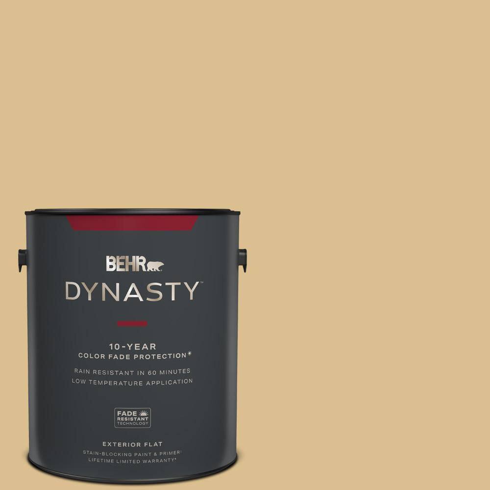 BEHR DYNASTY 1 gal. 340F4 Expedition Khaki Flat Exterior Stain