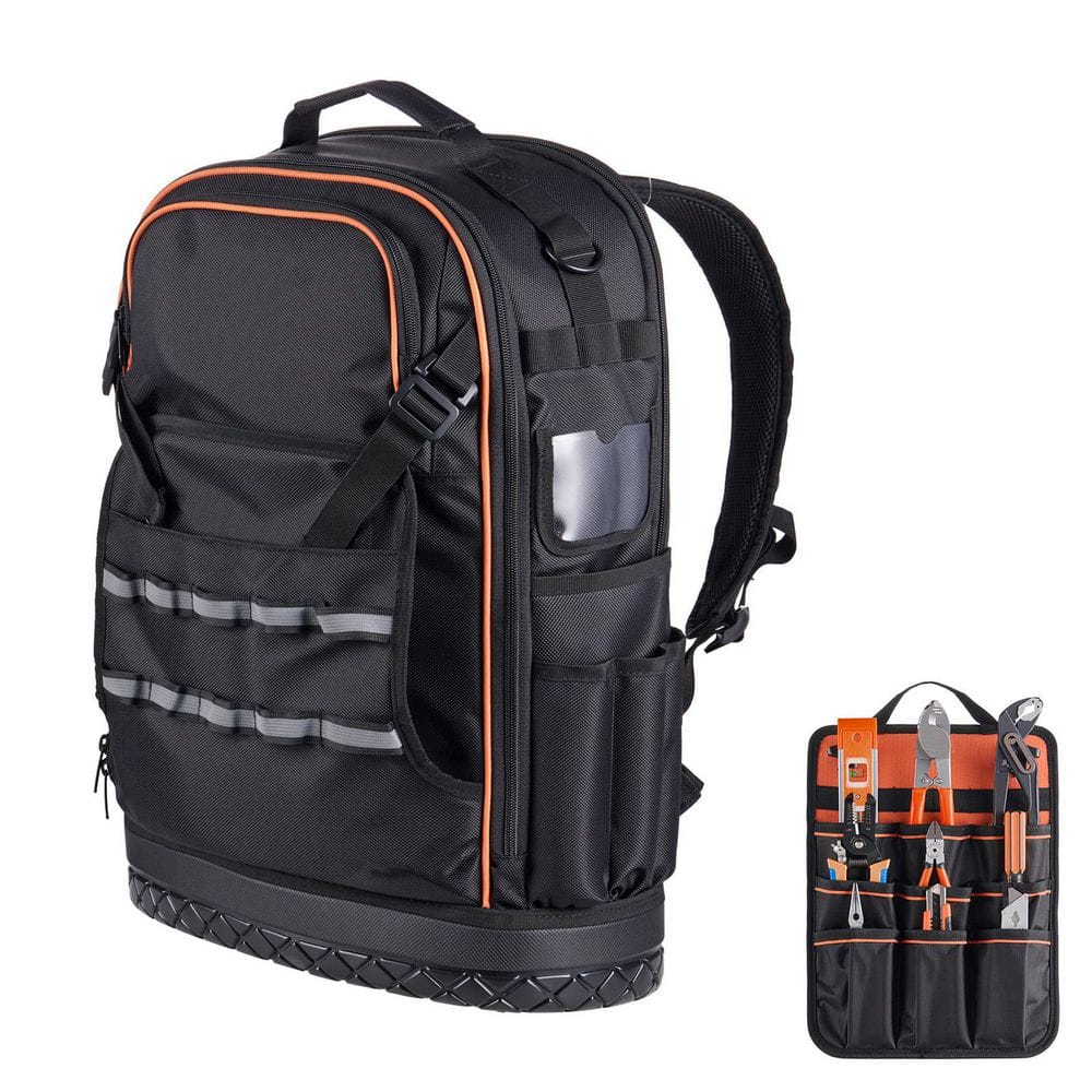 VEVOR Tool Backpack, 65 Pockets, Heavy-duty Tools Storage