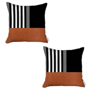 Jordan Multicolored Print 18 in. X 18 in. Throw Pillow Cover Set of 2