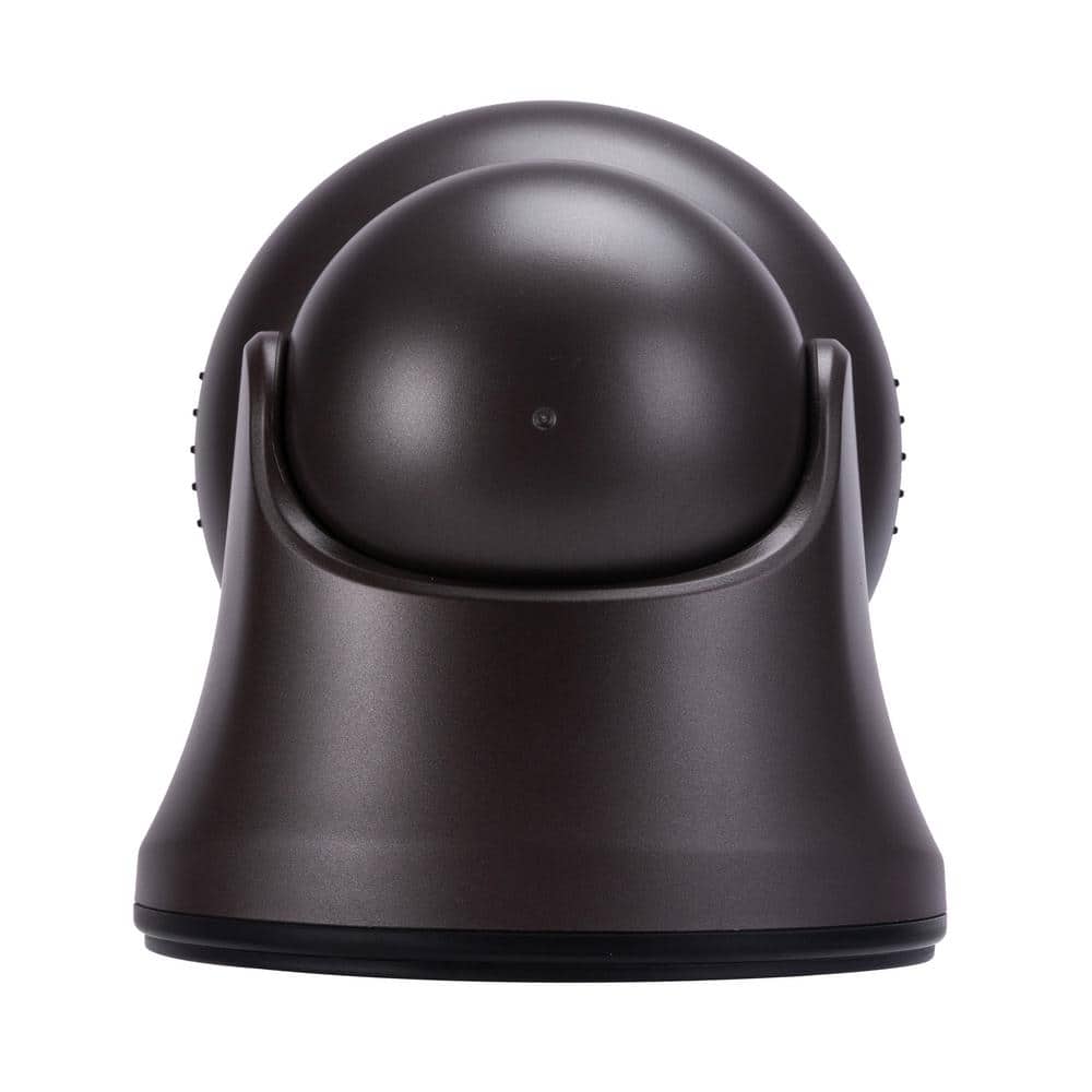 Fulcrum Bronze Motion-Sensing LED Porch Light with Clear Lens