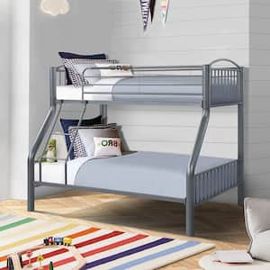 Beatty Gray Finish Twin/Full Metal Bunk Bed