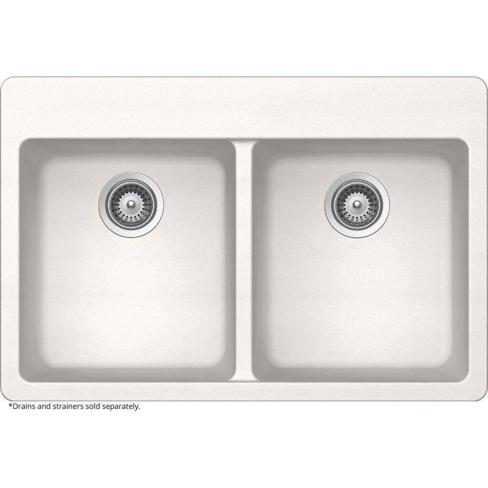 Elkay Elkay by Schock Drop-In/Undermount Quartz Composite 33 in