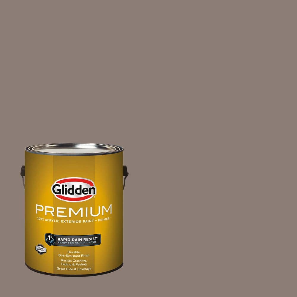 Glidden Premium 1 gal. PPG1017-5 Cinnamon Toast Semi-Gloss