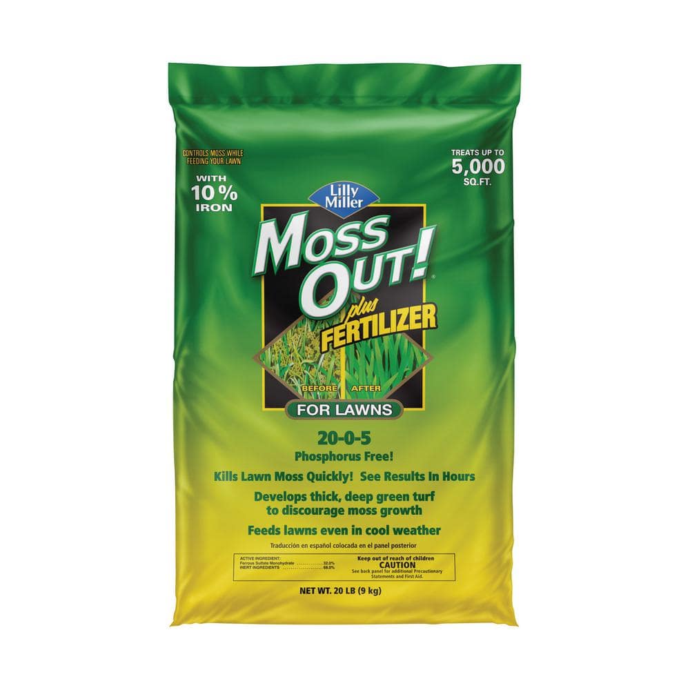 UPC 070624021156 product image for 20 lb. 5,000 sq. ft. Lawn Moss Killer Granules Plus Fertilizer 20-0-5 | upcitemdb.com