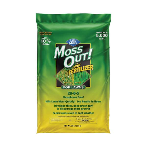 Moss Out! 20 lb. Moss Out Plus Fertilizer-100508946 - The Home Depot