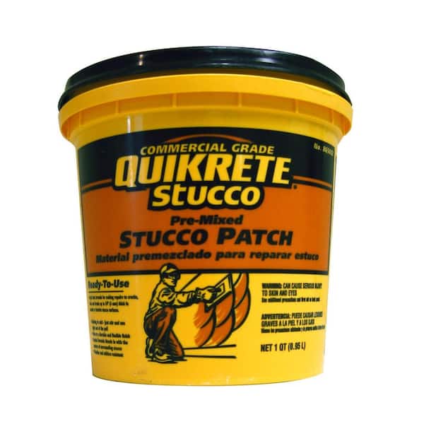 Quikrete 1 Qt. Pre-Mixed Stucco Patch for Exterior And Interior Repairs