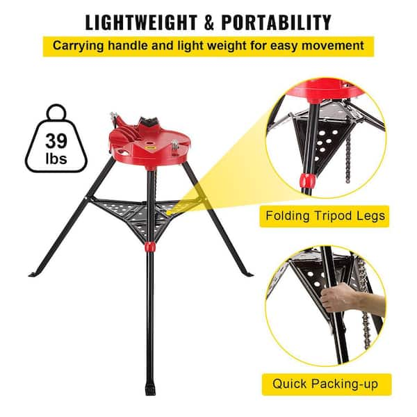 5,000 lb Tripod Pipe Stands For Rent or Sale - TS3-330V