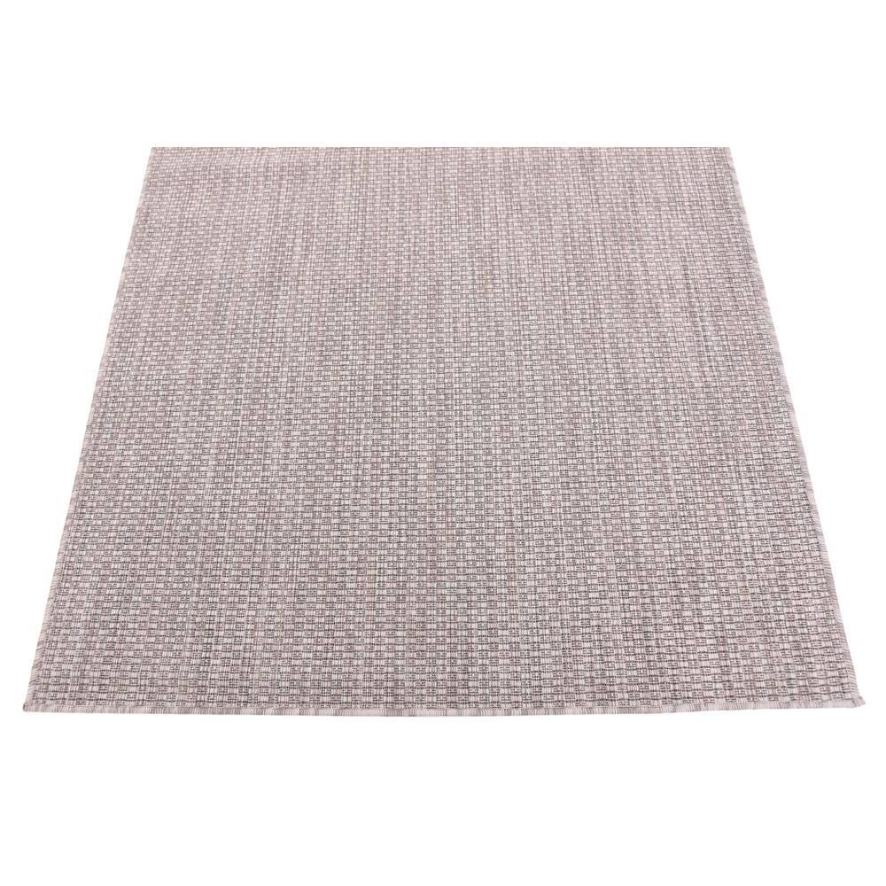 Beige Rectangular Stain-Resistant Outdoor Area Rug 4' x 6'