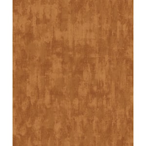 Boutique Collection Orange Shimmery Tonal Plain Non-Pasted Paper on Non-Woven Wallpaper Roll
