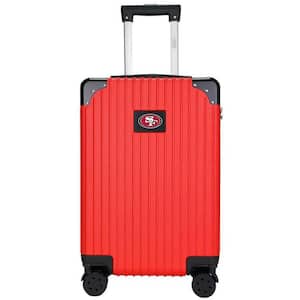 21 in. Red San Francisco 49ers premium 2-Toned Carry-On Suitcase