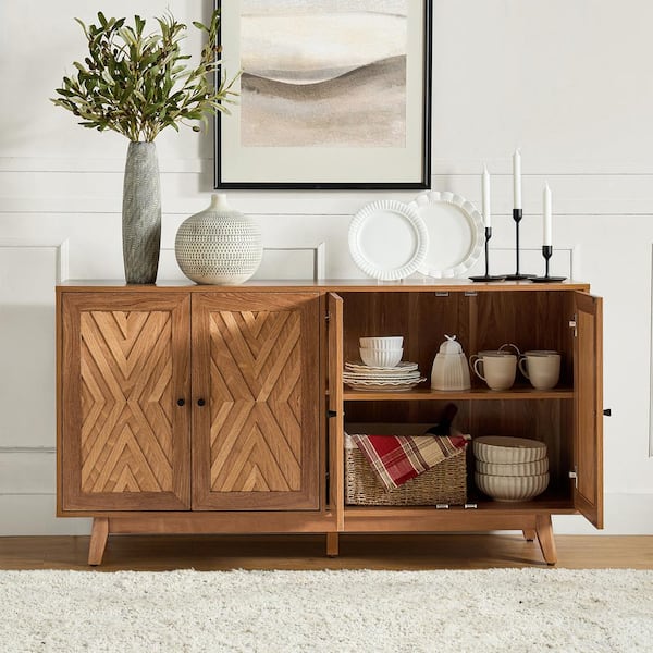 Chevron sideboard deals