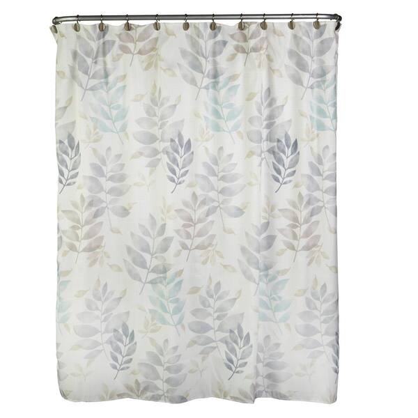 Skl Home Pencil Leaves 72 In Multi, Home Depot Shower Curtains