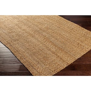 Kochi Medium Brown Plain 6 ft. x 9 ft. Indoor Area Rug