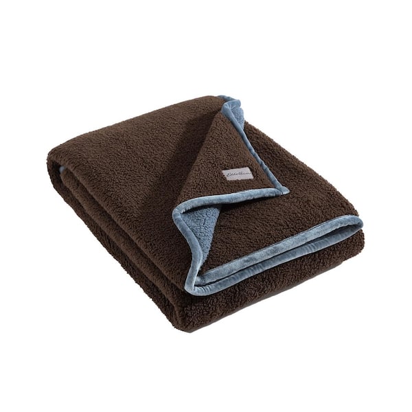 Luxury Ultra Plush Fleece & Sherpa Throw Blanket 52” x 71”