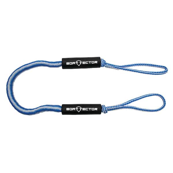 Extreme Max 3006.6779 PWC 7' Dock Line with Stainless Steel Snap Hook -  Value 2-Pack