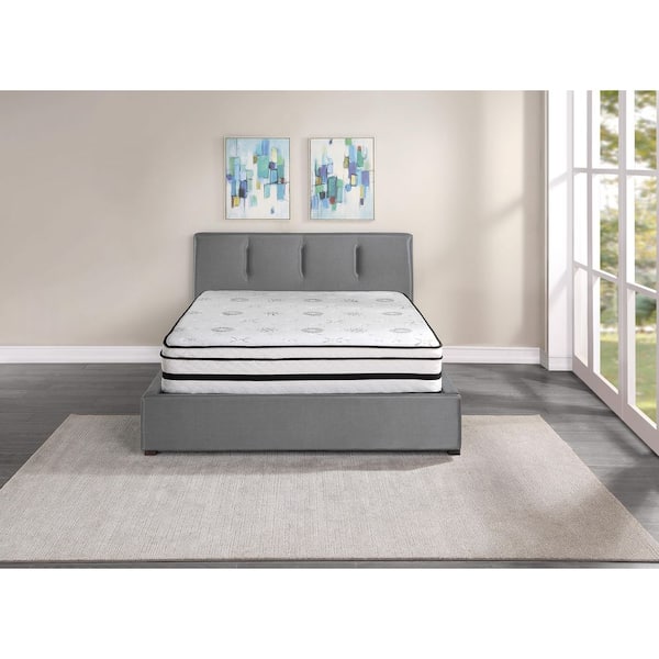 Full Medium 12" Mattress Highly Breathable Quilted Cover Hybrid Luxury Comfort in a Box