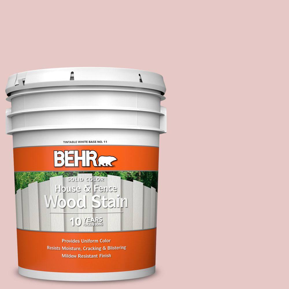 5 gal. #S150-1 Cherubic Solid Color House and Fence Exterior Wood Stain
