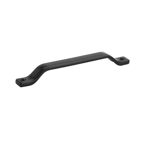 Amerock Jolene 7-9/16 in. (192mm) Classic Matte Black Arch Cabinet Pull