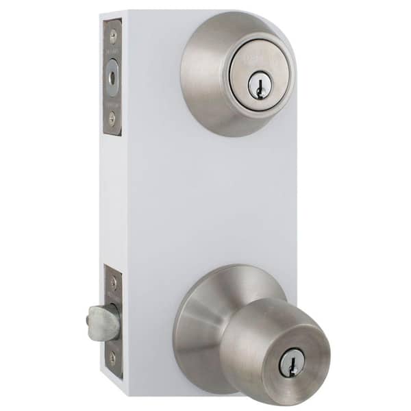 Defiant - Brandywine Stainless Steel Single Cylinder Keyed Entry Project Pack