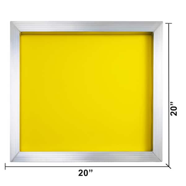 9 x 12 Screen Printing Hat Screen with White or Yellow Mesh – GM Graphics