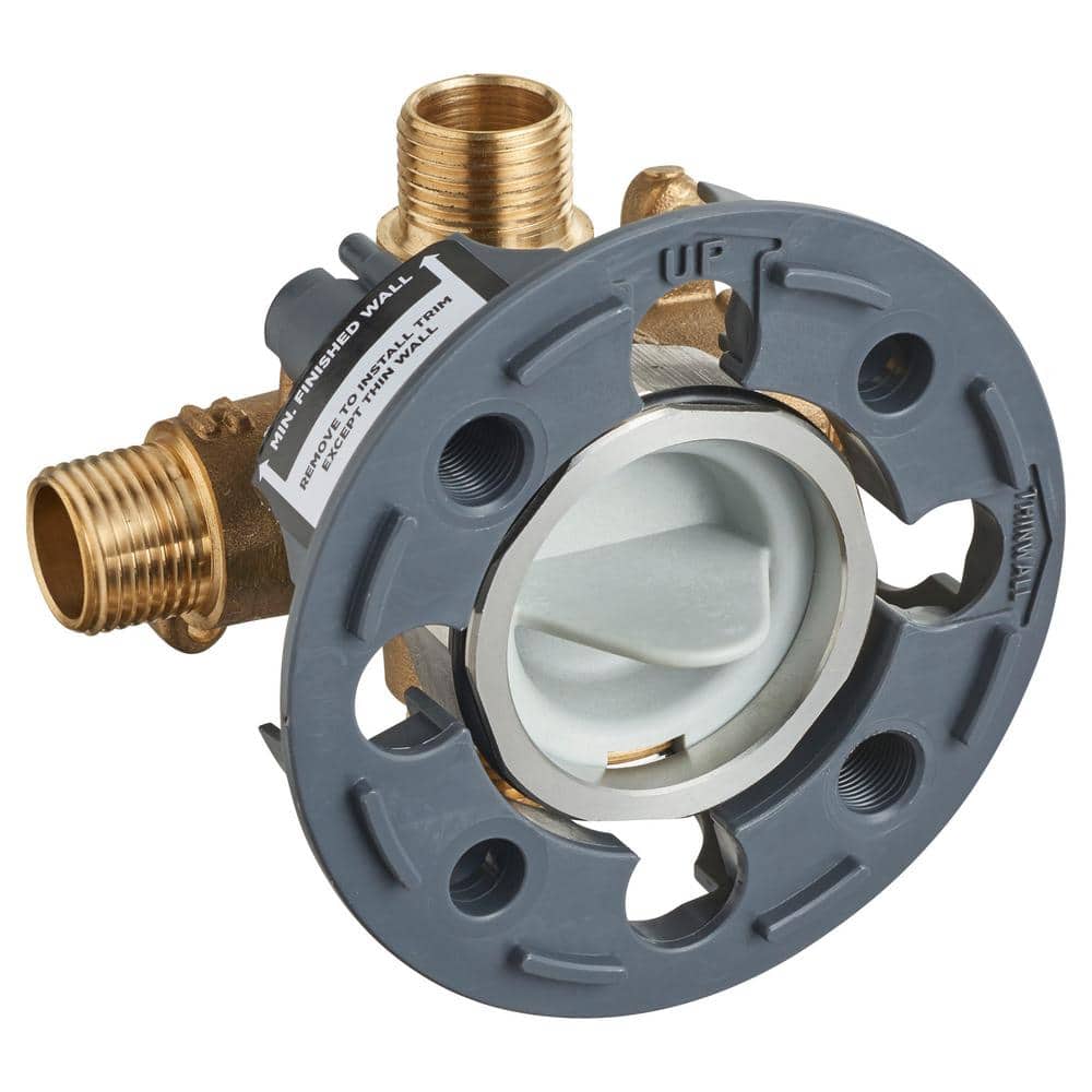 American Standard Brass Shower Rough-In Valve with Universal Inlets/Outlets