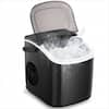 Photo 1 of 
8.7 in. W 26 lbs. Per Day Bullet Ice Portable Counter Top Ice Maker in Black


