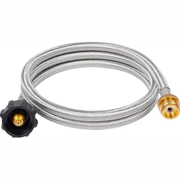 5 ft. Propane Adapter Hose for Blackstone Griddle, 1 lbs. to 20 lbs. Propane Gas Hose Converts Kit for Buddy Heater