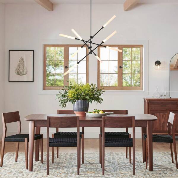 RRTYO Sumler 8-Light Integrated LED Satin Black Linear