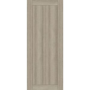 1 Panel Shaker 18 in. x 79.375 in. No Bore Shambor Solid Composite Core Wood Interior Door Slab