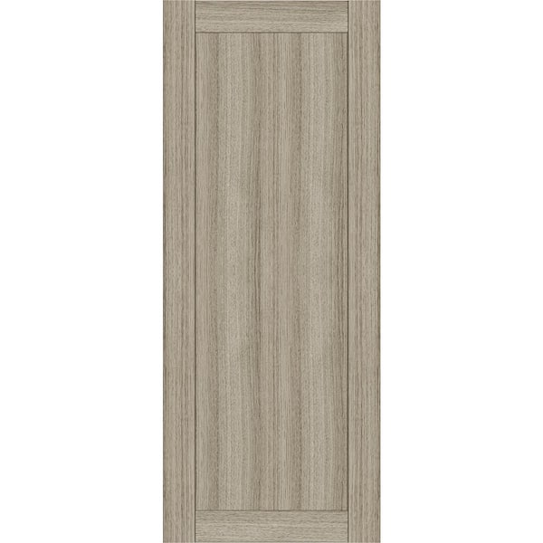 Belldinni 1 Panel Shaker 28 in. x 80 in. No Bore Shambor Solid Composite Core Wood Interior Door Slab