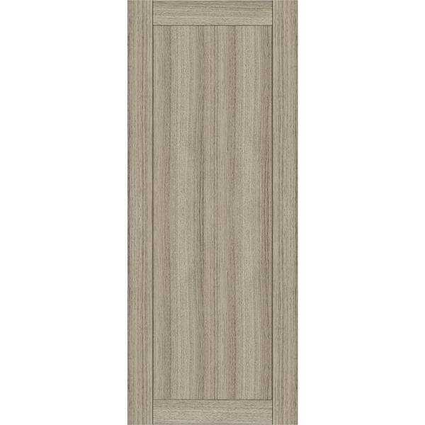 Belldinni 1-Panel Shaker 32 in. x 80 in. No Bore Shambor Solid Composite Core Wood Interior Door Slab