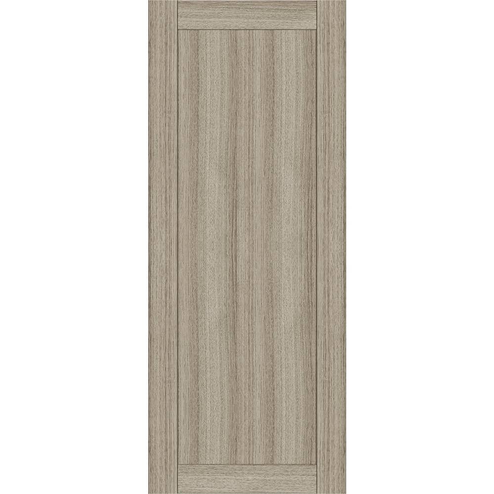 1-Panel Shaker 18 in. x 95.25 in. No Bore Shambor Solid Composite Core Wood Interior Door Slab price history on PriceWatchPro