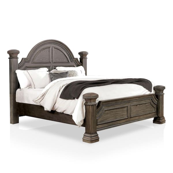 Furniture of America Erminia Gray Queen Panel Bed