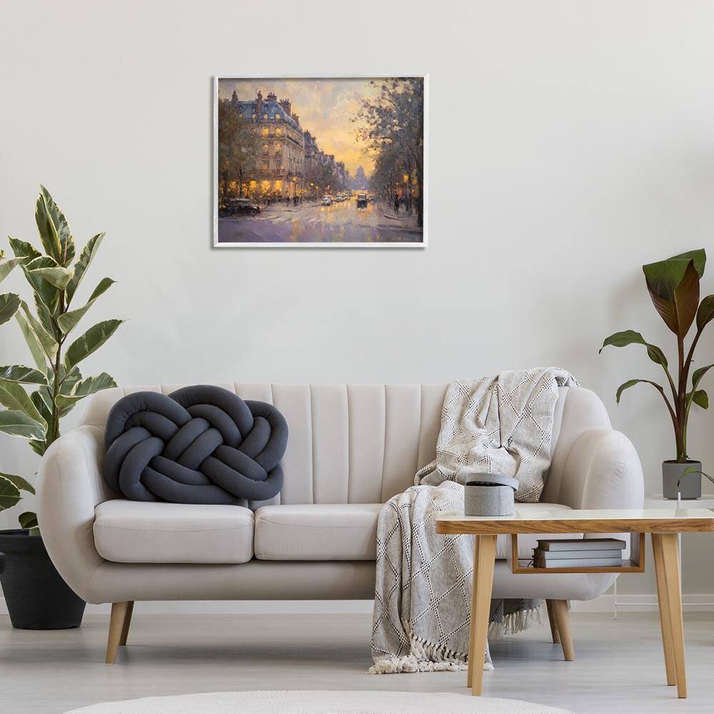 Vintage City Street View by Petal Prints Design White Framed Abstract Giclee Art Print 24 in. x 30 in. price history on PriceWatchPro
