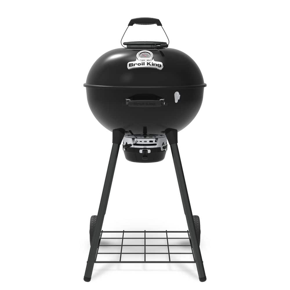 Kettle 22.5 in. Crown Charcoal Grill in Black