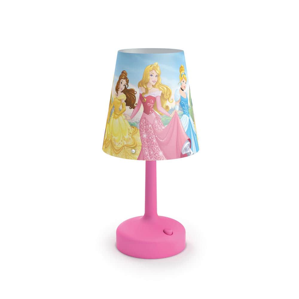 Philips Disney Princess 10 in. Indoor Portable Table Lamp with