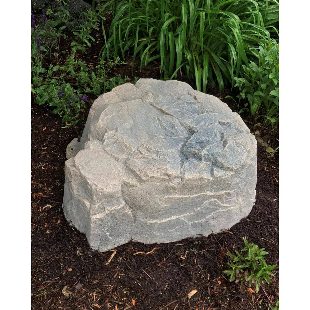 Gray Fieldstone Artificial Rock Garden Cover