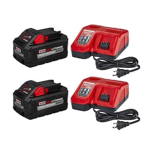 M18 18-Volt Lithium-Ion HIGH OUTPUT Starter Kit with XC (2) 8.0Ah Batteries and Rapid Chargers