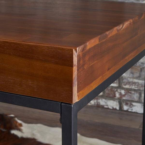 Dark oak side table sales
