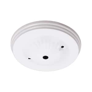 5 in. All White Traditional Canopy Kit for Ceiling Light Fixtures